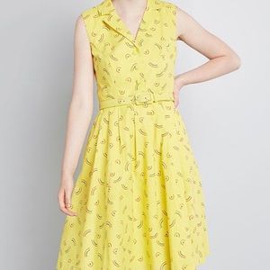ModCloth Rainbow dress with belt